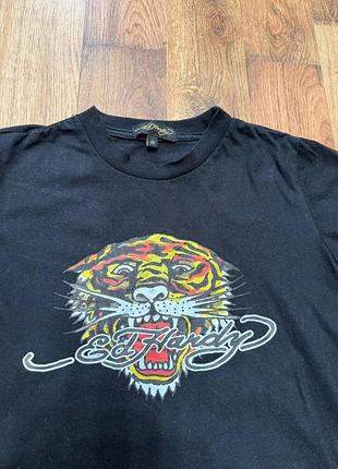 Ed hardy оригінальна дитяча футболка чорна  р. 122 / 7