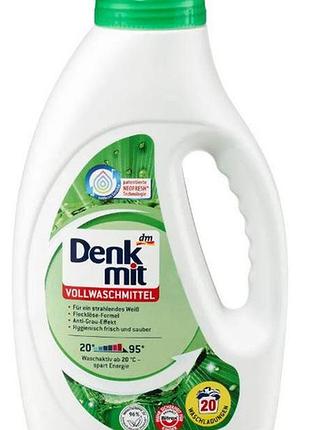 Гель для стирки белых вещей denkmit 4066447503371 1.1 л