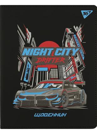 Дневник школьный твердый а5 yes night city drifter 911609 40 листов