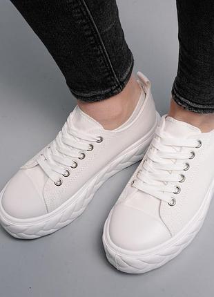Женские кроссовки fashion giselle 3987 37 размер 24 см белый