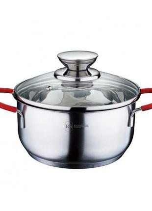 Кастрюля с крышкой rainstahl rs-сs-2106-24 24 см 6.5 л