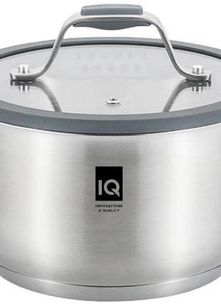 Каструля ringel iq be brave iq-2052-24 24 см 5.5 л срібляста