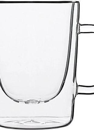 Кружка с двойными стенками luigi bormioli thermic glass a-13373-g-41021990 350 мл
