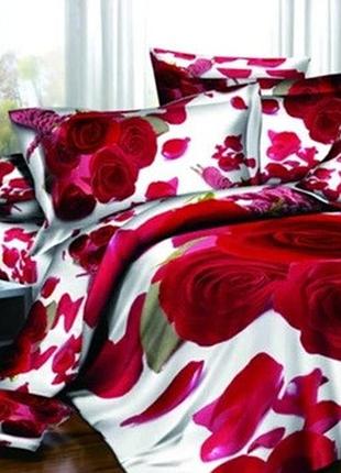 Постільна білизна 3d полуторна love you свято stp670 136 160х220 см