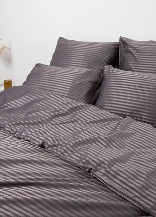 Постельное белье евро теп sateen shine graphite 2-04120-28493 200х215 см графитовое