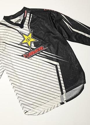 Чоловіча футболка джерсі мото вело rockstar energy drink msr motocross jersey
