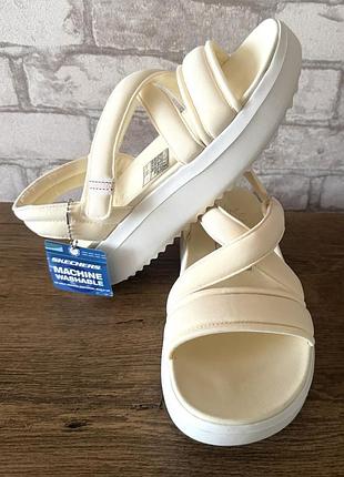 Оригінал! нові жіночі сандалі skechers beach sandals bobs, легкі, зручні, 37 - 37.5 р. 24 см