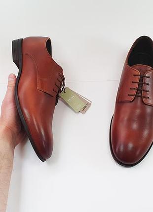 Чоловічі туфлі lasocki 45 29.5 см 11 uk коричневі