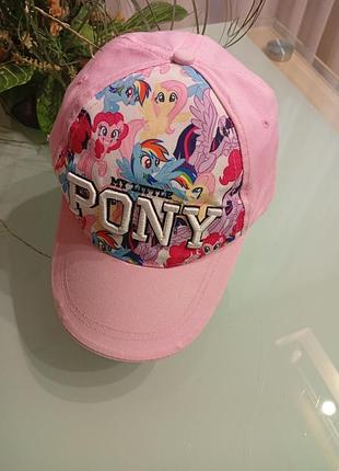 Бейсболка для девочек размер 52,pony