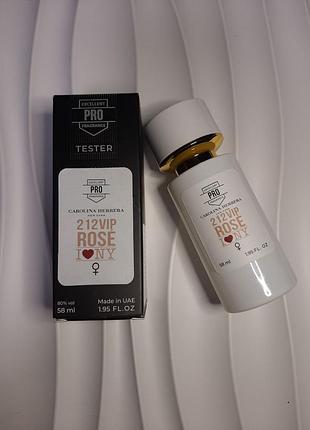 Carolina herrera 212 vip rosé 58 мл фруктово-квітковий та свіжо-солодкий аромат