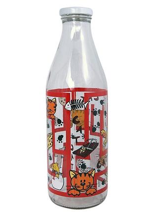 Бутылка для молока cerve кот d24780 1000 мл
