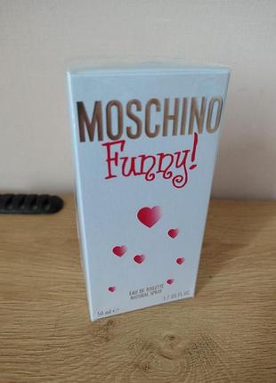 Туалетна вода moschino funny 50ml оригінал з duty free