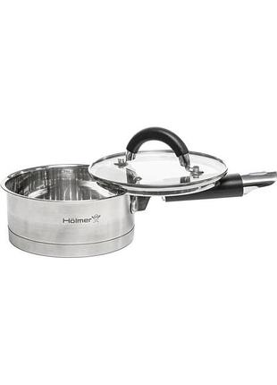 Ковш holmer professional chef sp-13509-ssd 900 мл 14 см серебристый