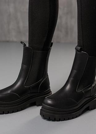 Черевики жіночі fashion camie 3862 41 розмір 26 см чорний