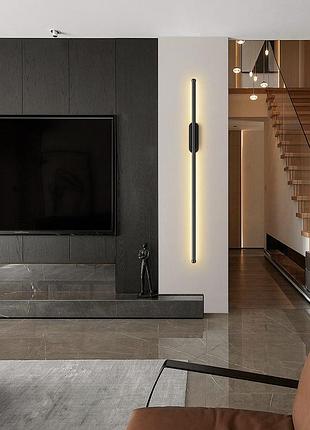 Бра led 27966 чорний 6х6х151 см.