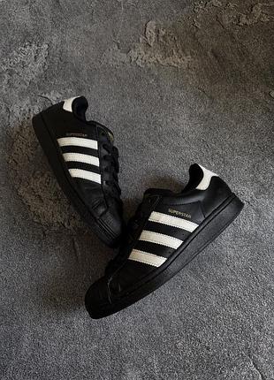 Adidas superstar black(39)