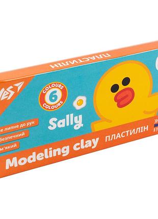 Пластилин yes line friends 540625 6 цветов 120 г
