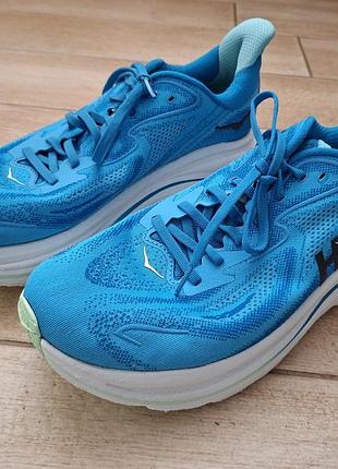 Кросівки для бігу чоловічі hoka clifton 10 hoka blue/skyward blue