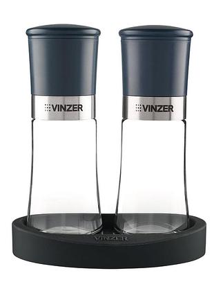 Набор мельниц для соли и перца vinzer vz-50195 5.1х14.1 см 70 мл