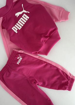 Оригінал костюм puma для дівчинки 6/9 місяців новий пума набір для немовля