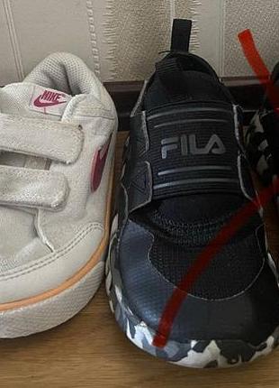 Ориг.fila & nike дитячі кросівки