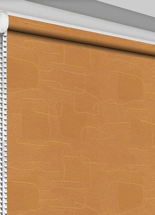 Рулонная штора rolets топаз 1-2232-1000 100x170 см открытого типа бледно-оранжевая