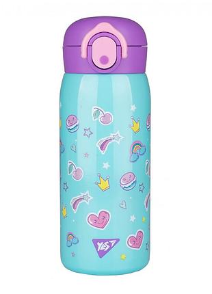 Термос питьевой детский yes glamour 708201 420 мл