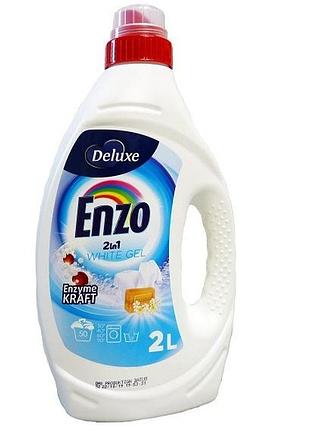 Гель для стирки белых вещей deluxe enzo 4260504880409 2 л