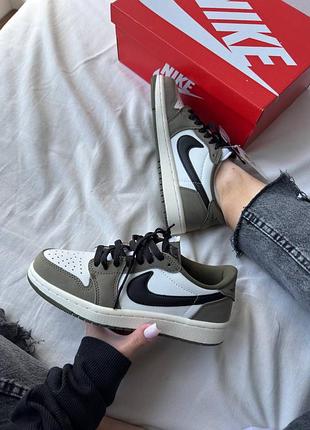 Nike jordan 1 low og medium olive