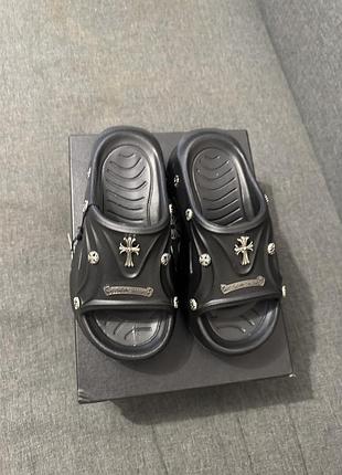 Шлепки chrome hearts