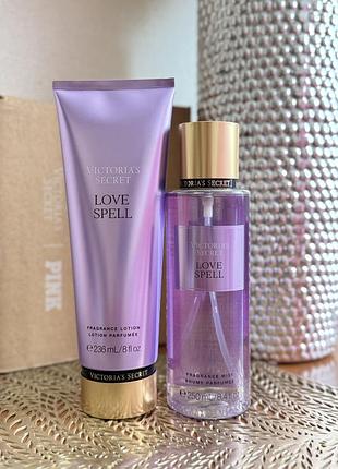 Victoria’s secret love spell набір міст + лосьйон оригінал usa