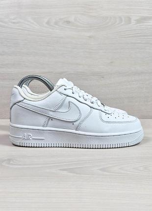 Шкіряні жіночі білі повсякденні кросівки nike air force оригінал, розмір 37.5