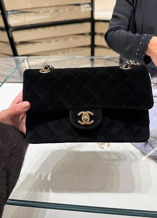 Сумка chanel бархатна велюр