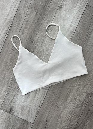 Базовий топ білий zara