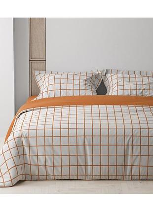 Постельное белье двуспальное теп happy sleep terracotta check 2-03795-25230 180х215 см