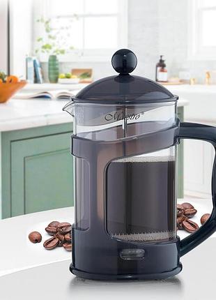 Френч-прес maestro mr-1665-1000-brown 1000 мл коричневий