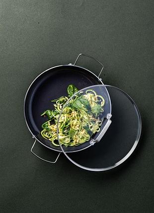Сотейник с крышкой greenpan chef's collection cc007736-001 28 см 3.5 л черный