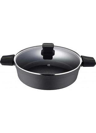 Сотейник с крышкой san ignacio bistro sg-6378 4.3 л 28 см черная