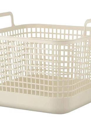 Кошик для зберігання ardesto arhc2534bg 39x37x34.5 см 34 л бежевий