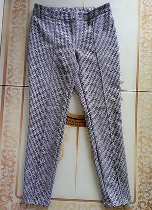 Брюки, штаны женские коттоновые с принтом new look 5