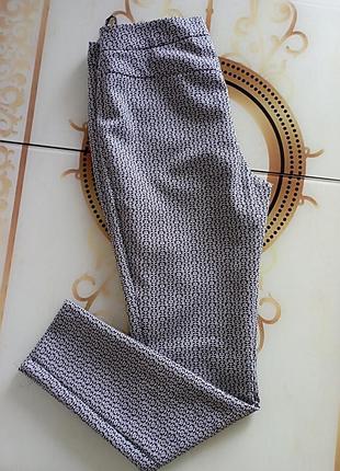 Брюки, штаны женские коттоновые с принтом new look 6