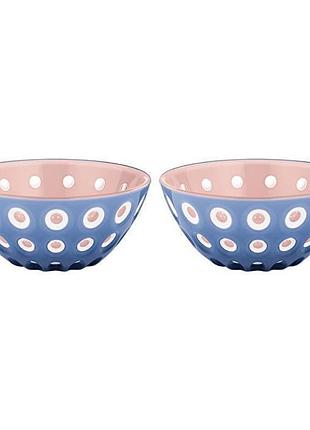 Набор салатников guzzini le murrine 279412160 2 предмета 12 см синий
