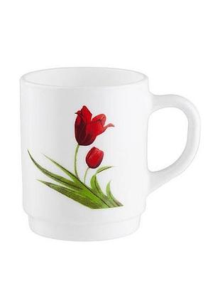 Кружка luminarc tulip g0624 250 мл белая