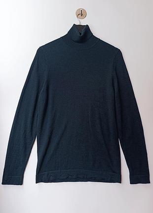 Чоловічий вовняний гольф gran sasso x tiger of sweden wool jumper/водолазка вовняна/з вовни/бадлон/джемпер з високим горлом/вовняна/шерстяний