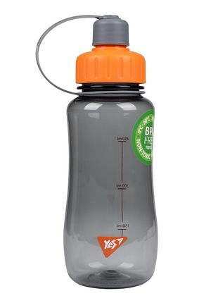 Бутылка для воды yes fusion 708192 600 мл серая