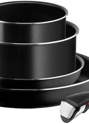 Набор посуды tefal ingenio easy cook & clean l1539543 5 предметов черный