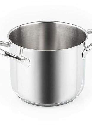 Кастрюля barazzoni chef line 163101020 20 см 4.6 л серебристая
