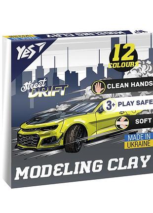 Пластилин yes drift king 540672 12 цветов 240 г