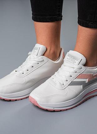 Кроссовки женские fashion tacitus 3788 38 размер 24 см белый