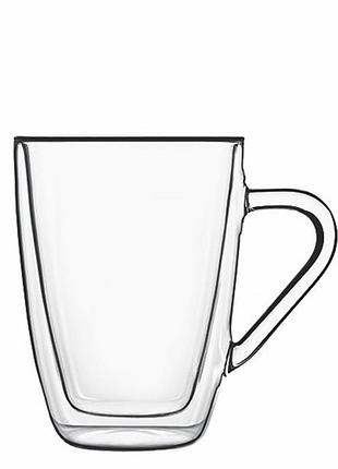 Кружка с двойными стенками luigi bormioli thermic glass a-10356-g-4102-aa-01 220 мл